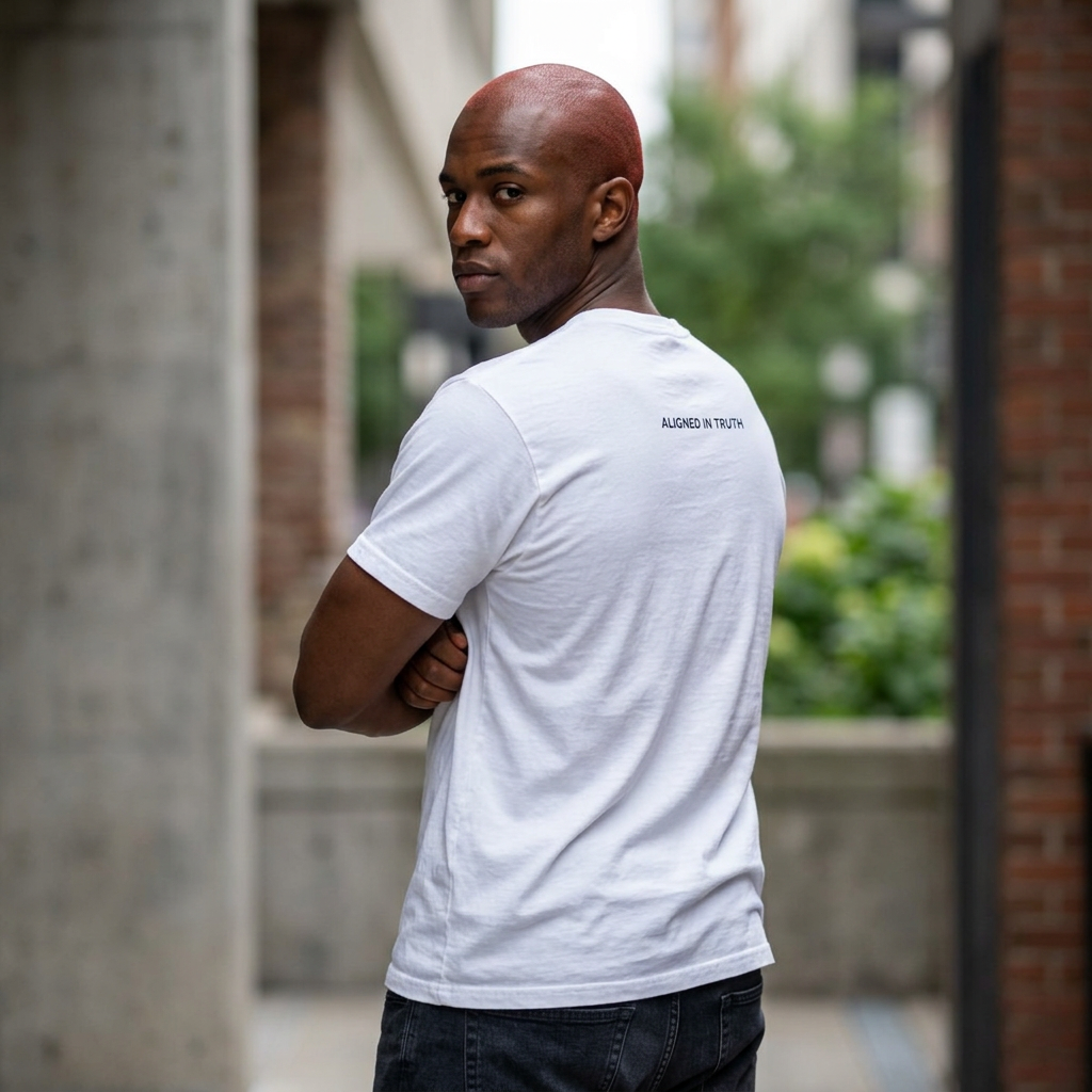 Conscious Creator T-shirt | Minimal Typography, Spiritual Affirmation