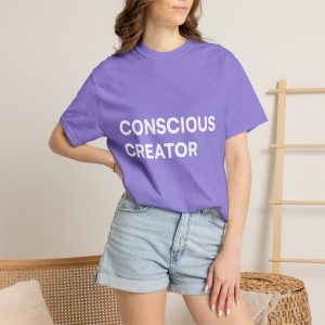 Conscious Creator T-shirt | Minimal Typography, Spiritual Affirmation - Image 47