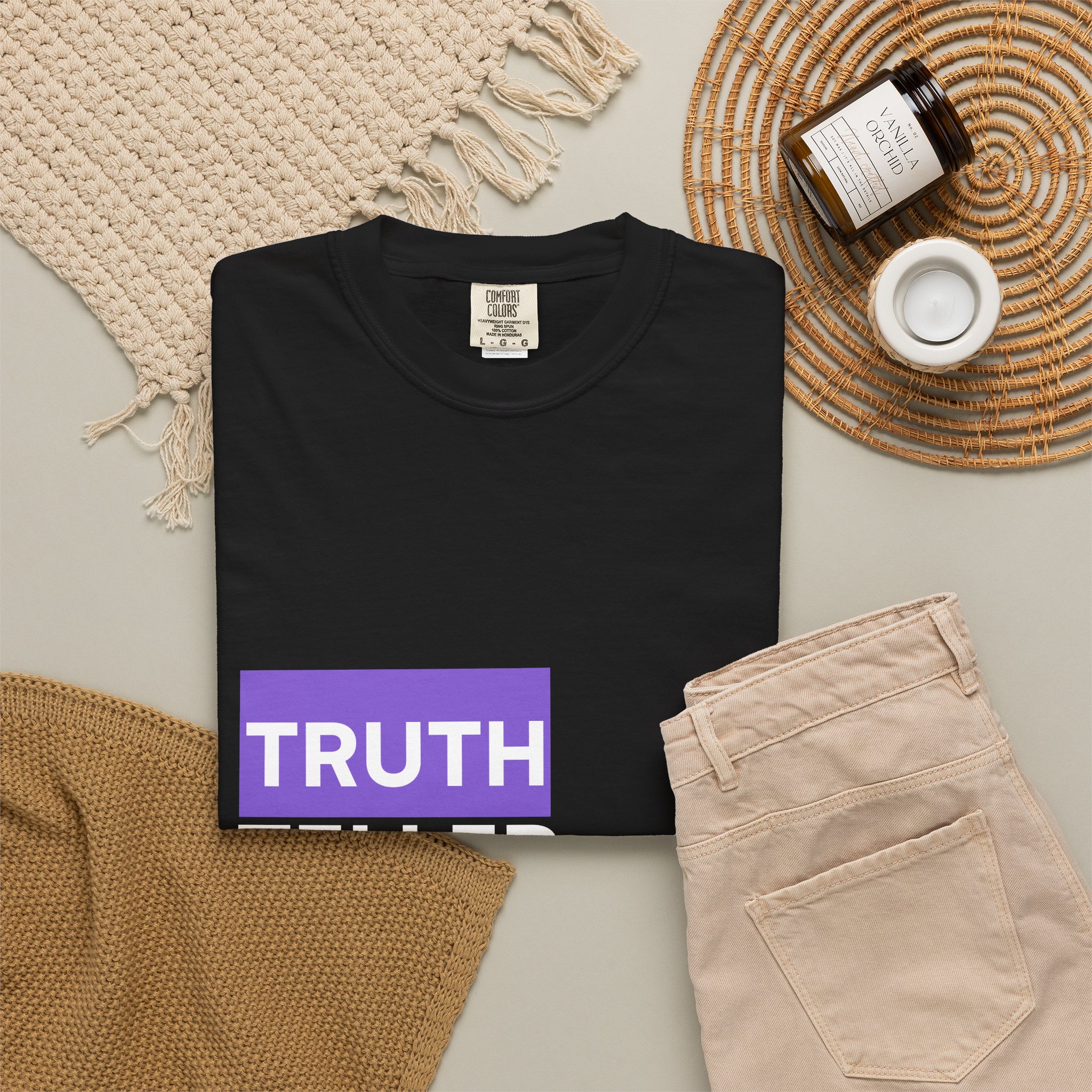 Truth Teller T-Shirt | Bold Block Text Tee - Image 8