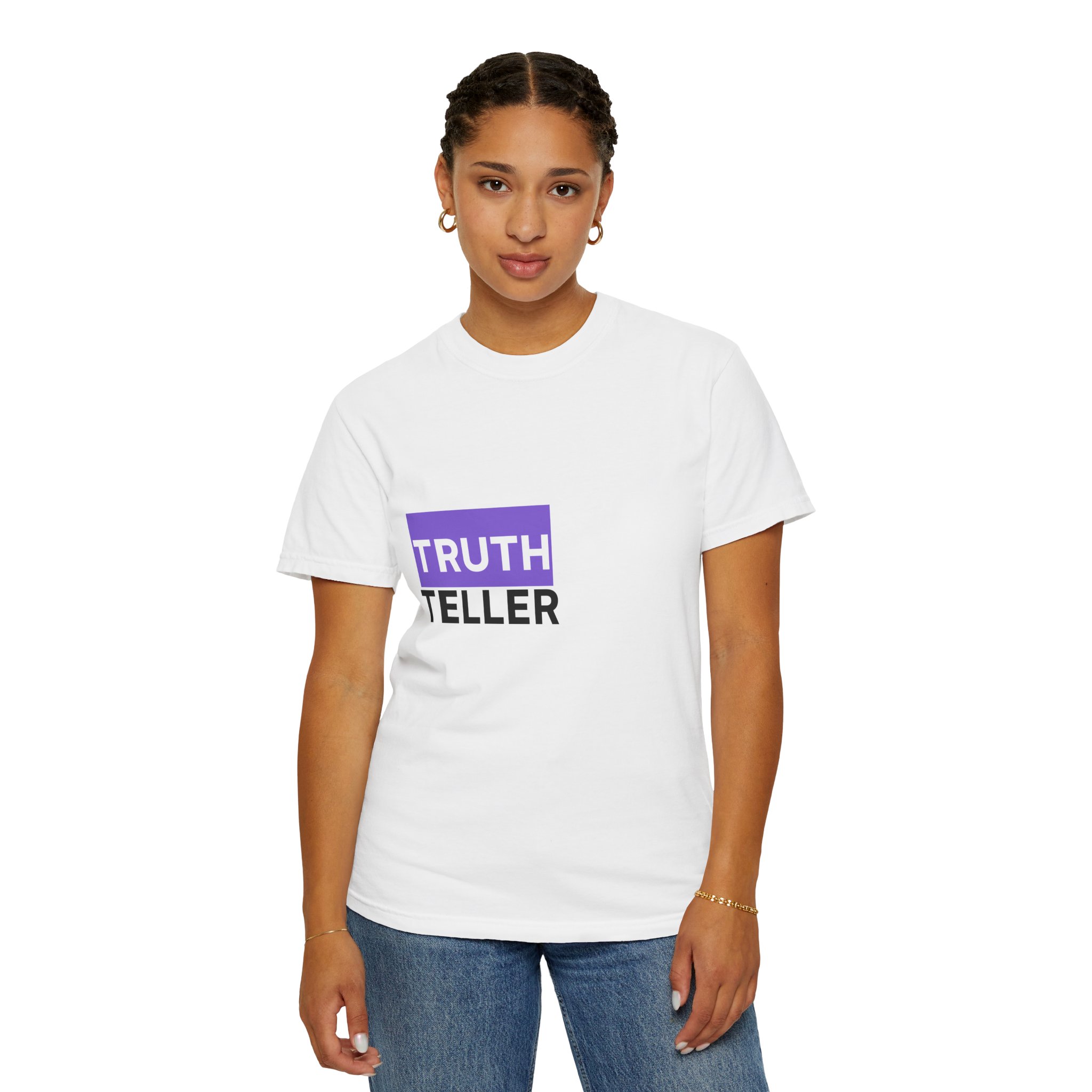 Truth Teller T-Shirt | Bold Block Text Tee - Image 16