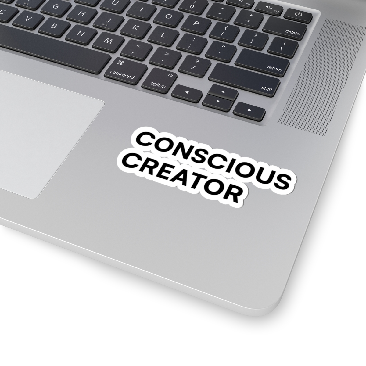 Conscious Creator Stickers | Kiss-Cut, Bold Black Text - Image 3