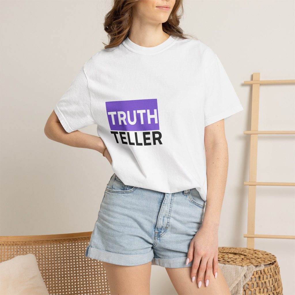 Truth Teller T-Shirt | Bold Block Text Tee