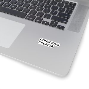 Conscious Creator Stickers | Kiss-Cut, Bold Black Text - Image 11