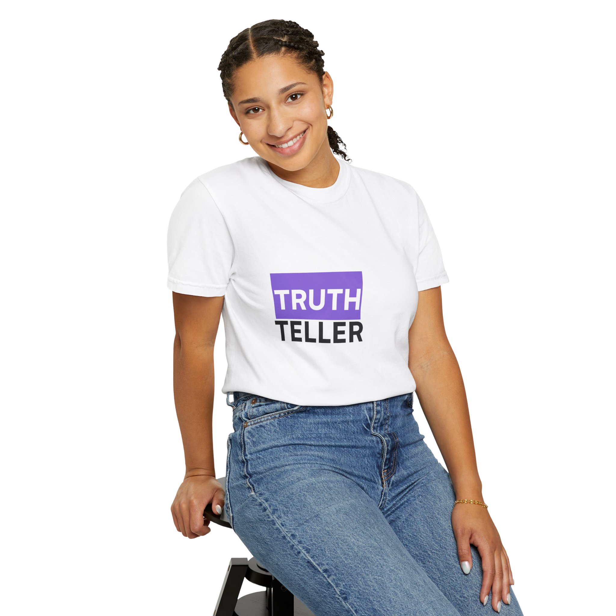 Truth Teller T-Shirt | Bold Block Text Tee - Image 19