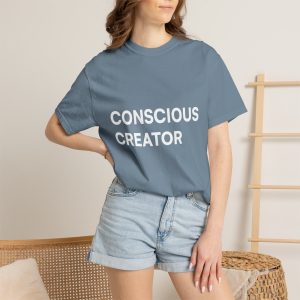Conscious Creator T-shirt | Minimal Typography, Spiritual Affirmation - Image 41